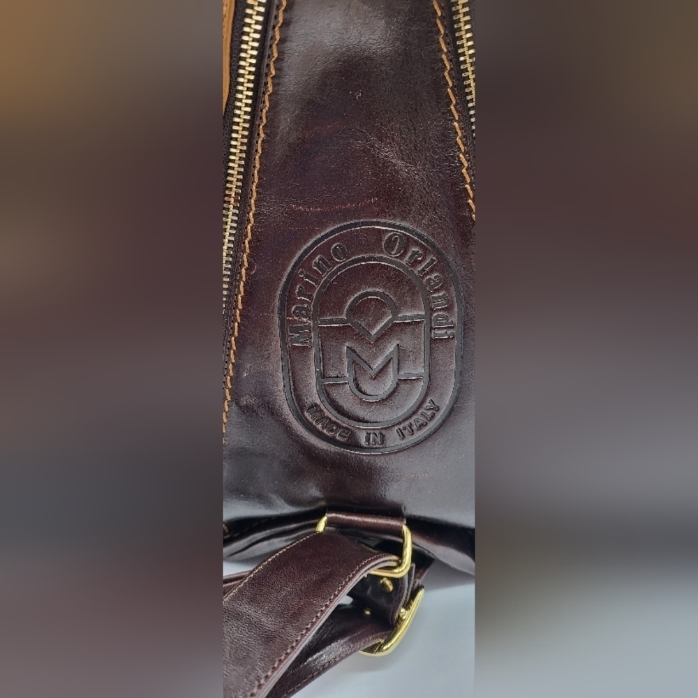 646- Marino Orlandi Women's Bag Genuine Leather Made In Italy NWT - Picture 8 of 16